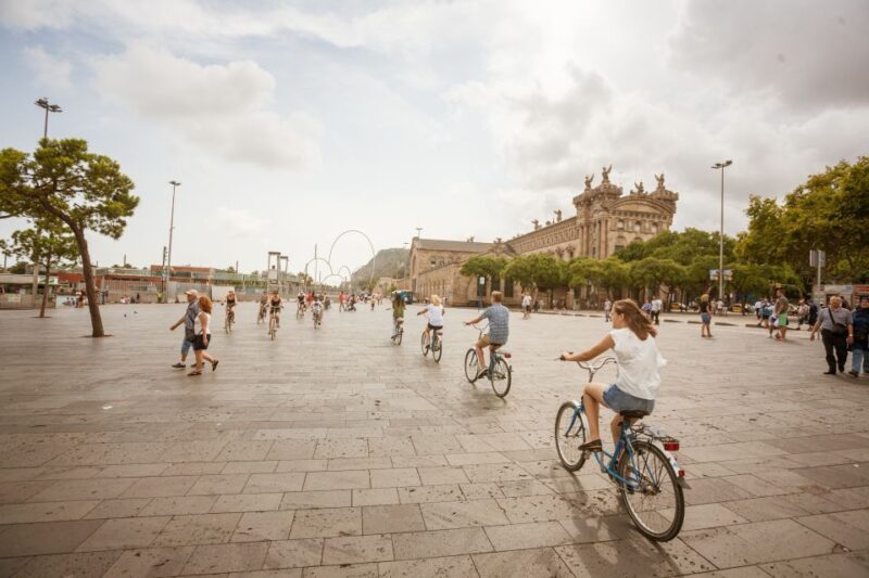 Barcelona Montjuic Three-Hour Bike Tour - Exploring the Raval Neighborhood and the Magic Fountain Show
