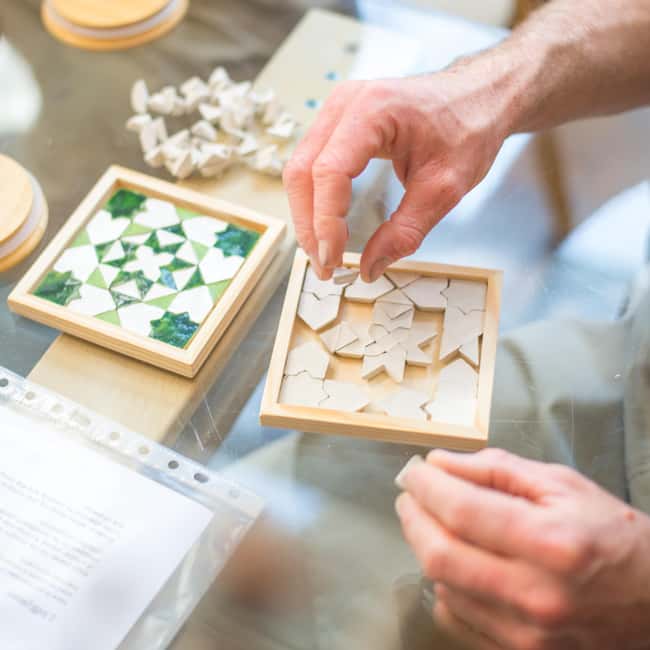 Barcelona Mosaic Workshop: Make A Souvenir Coaster - The Location: Poblenou Studio in Barcelona