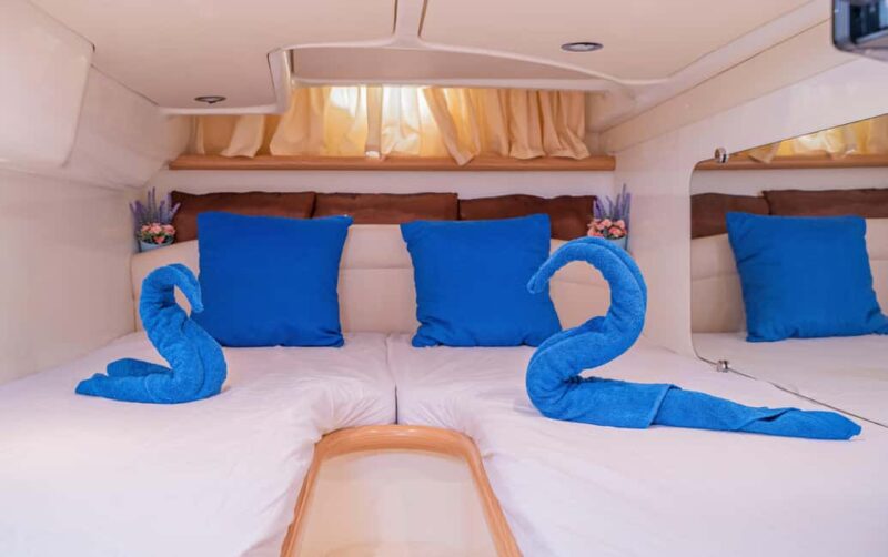 Barcelona: Night on a private Yatch with romantic dinner - Savoring a Fresh Sushi Dinner on Deck