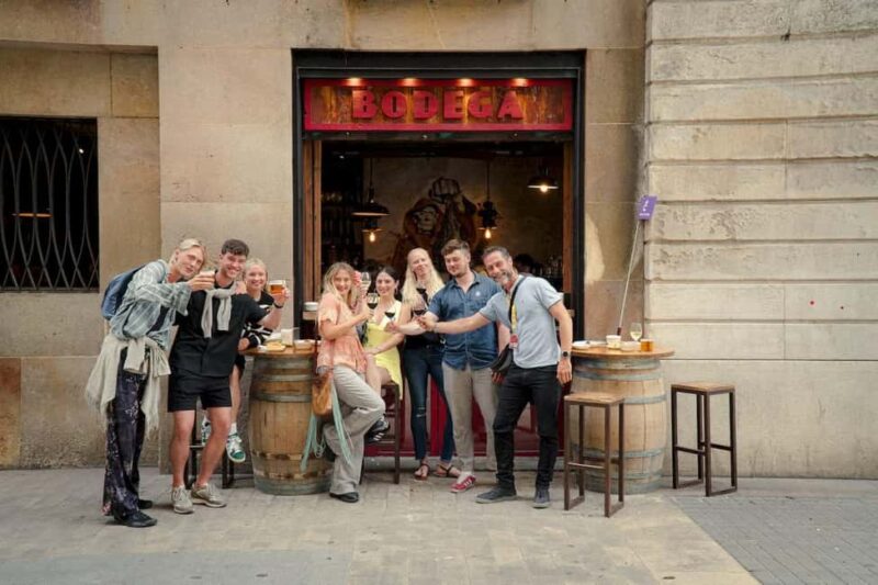 Barcelona: Old City Hidden Gems, Tapas, & Drinks Guided Tour - Sampling Traditional Tapas at Four Authentic Bars