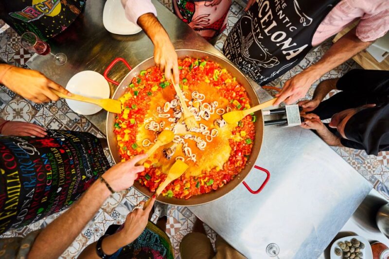 Barcelona: Paella Cooking Class with Market Visit and More - The Final Meal: Savoring Your Paella and Local Flavors