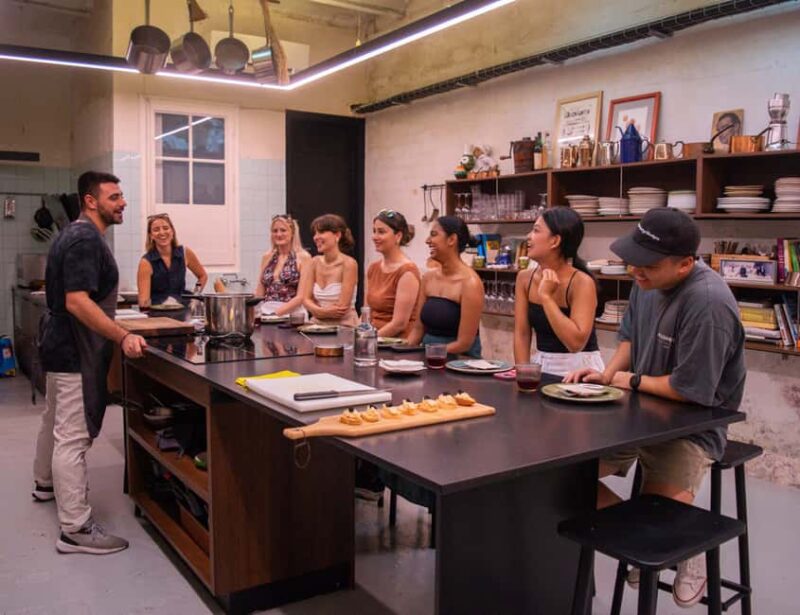 Barcelona: Paella & Tapas Cooking Class with Sangria - Key Points