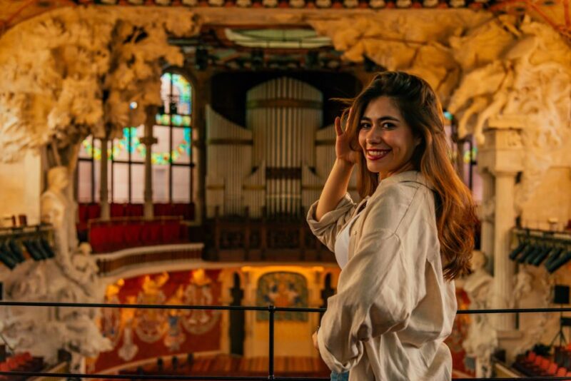 Barcelona: Palau de la Música Entry Ticket - The Lluís Millet Hall and Nature-Inspired Columns