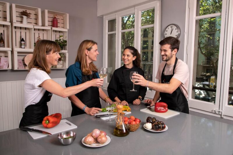 Barcelona: Premium Tapas & Paella Cooking Class - Expert Guidance from Skilled Spanish Chefs