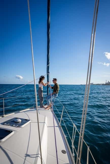 Barcelona: Private Boat Tour for 2, Swim, Snack and Drinks - Set Sail from Marina Badalona with a Personal Touch