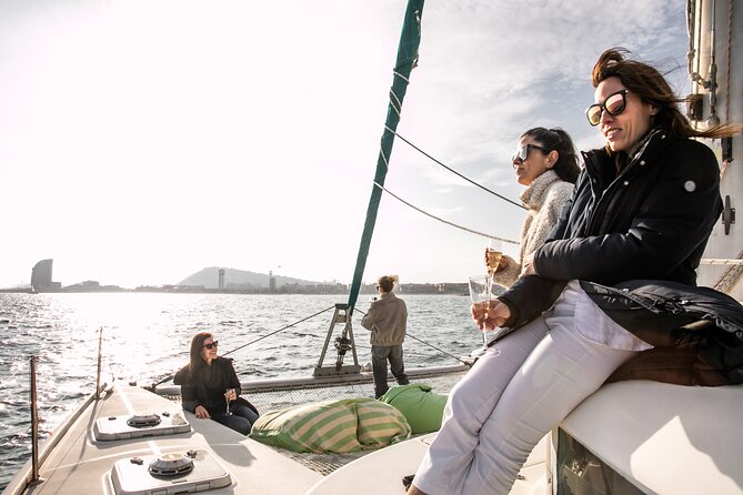 Barcelona Private Catamaran, Snacks and Cava, Sunset Option - Departing from Marina Vela Barcelona, in the Heart of the City