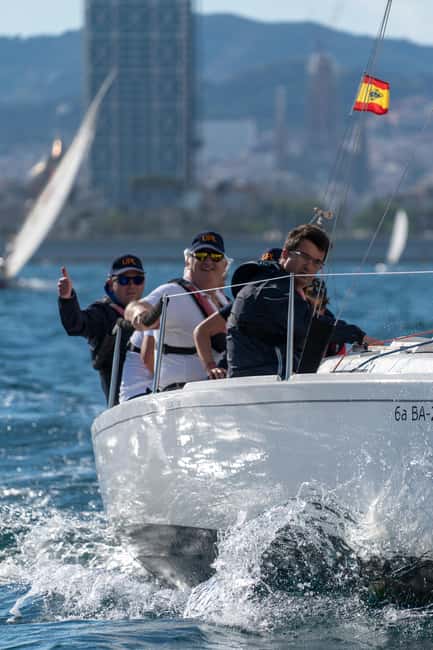 Barcelona: Private Sailing Trip with Cava & Skyline Views - Food, Drinks, and Celebration Atmosphere