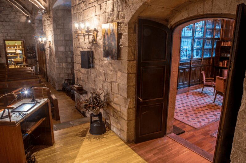 Barcelona: Royal Academy of Pharmacy of Catalonia Tour - The Colorful Stained-Glass Window with Pharmacy Imagery