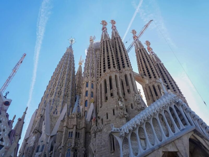 Barcelona: Sagrada Familia and Park Güell Tour - Inside the Sagrada Familia: Impressive Vaults and Ornate Details