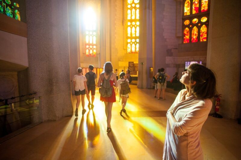 Barcelona: Sagrada Familia Entry Ticket with Audio Guide - Inside the Basilica: Art, Light, and Atmosphere