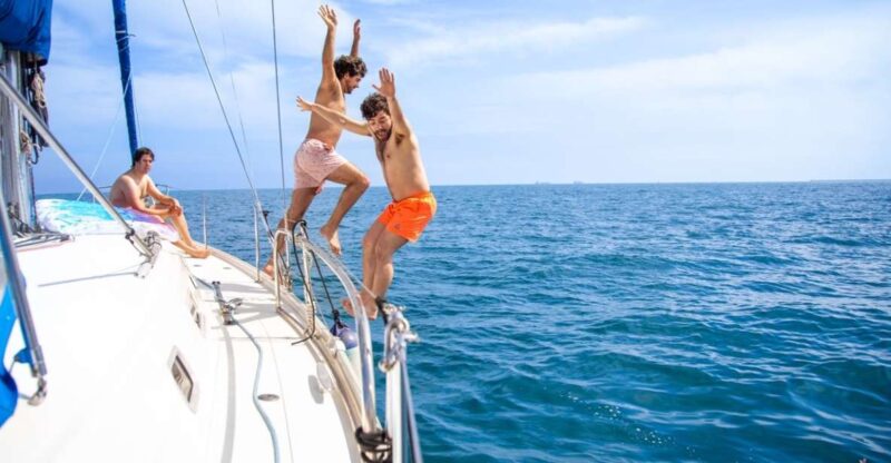 Barcelona: Sailboat Tour with Swimming, Snacks and Drinks - Enjoy a 2.5-Hour Sailboat Adventure with Swimming and Snacks in Barcelona