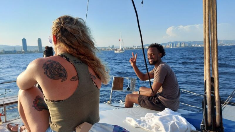 Barcelona Sailing Tour Drinks, snacks Swim & Stunning Views - Eco-Friendly Features and Comfort Facilities