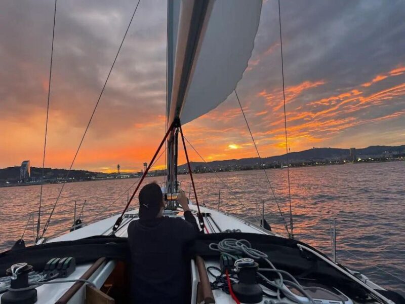 Barcelona: Sailing Tour with a Glass of Cava - Setting Sail from Moll de la Marina into the Mediterranean