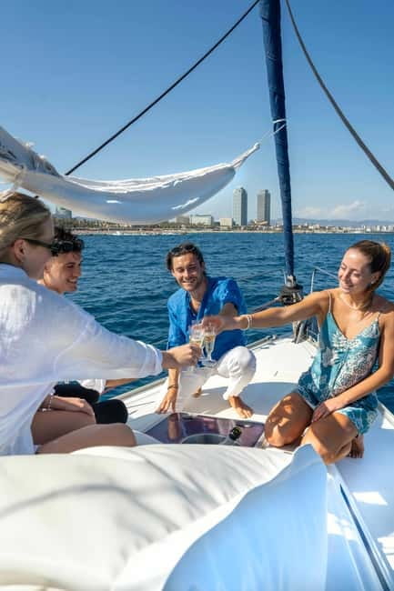 Barcelona: Sailing Tour with Young Local Captain & Drinks - Barcelona: Sailing Tour with Young Local Captain & Drinks