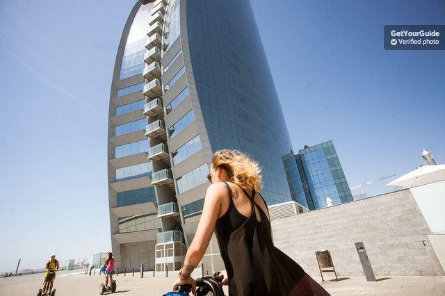 Barcelona Segway Tour - The Iconic W Hotel and Olympic Village Gardens