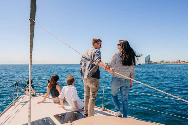 Barcelona: Shared Sailing cruise with Drinks & Snacks - Relaxing on Deck with Mediterranean Breeze and Drinks