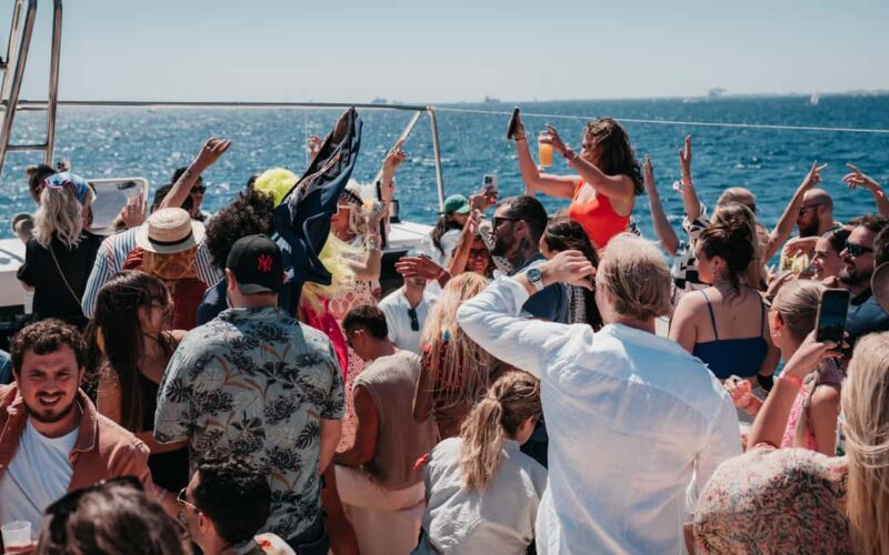 Barcelona: Snack, Swim & Party Boat - Discover the Barcelona: Snack, Swim & Party Boat Experience