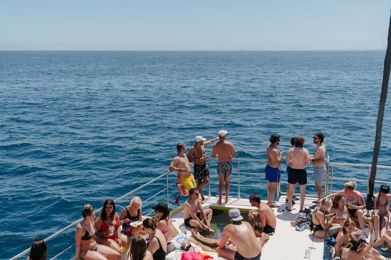 Barcelona: Snack, Swim & Party Boat - The Logistics: Meeting Point and Duration