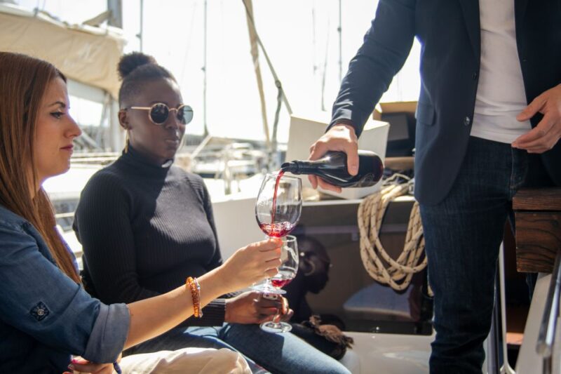 Barcelona: Submarine Winery Wine Tasting and Sailing Tour - Activities on Board: Water Toys and Paddling