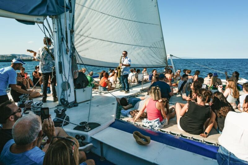 Barcelona: Sunset Catamaran Cruise with Live Music - Bar Options and Beverages for Purchase