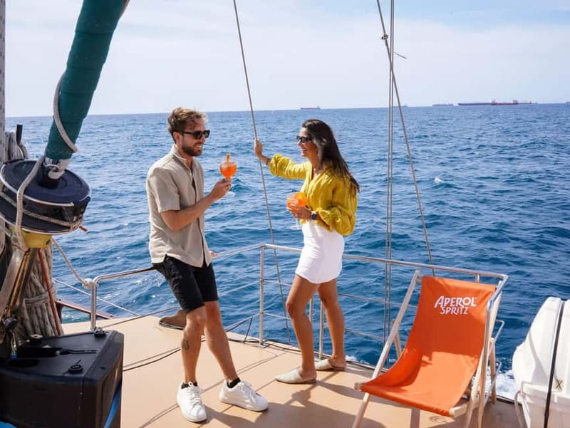 Barcelona: Sunset Cruise with Live Music by Aperol - From the Port to the Barcelona Skyline
