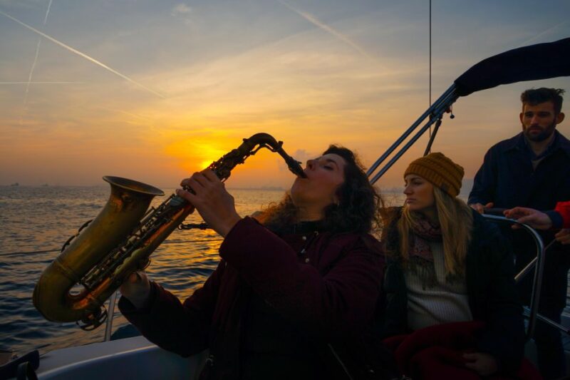 Barcelona: Sunset Live Sax and Sailing Experience with Tapas - Opportunities to Take a Refreshing Dip in the Mediterranean