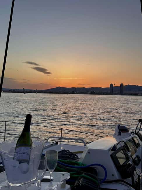 Barcelona: Sunset on a Premium Catamaran with drinks and snacks. - Iconic Views of Barcelona from the Sea