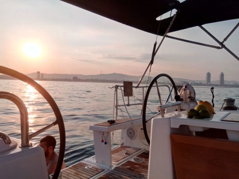Barcelona: Sunset Sailing Tour with Open Bar & Snacks - The Chance for a Swim and Marine Wildlife Sightings