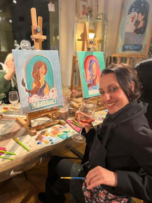 Barcelona: Tarot Reading, Paint &Wine! - What’s Included and What to Bring