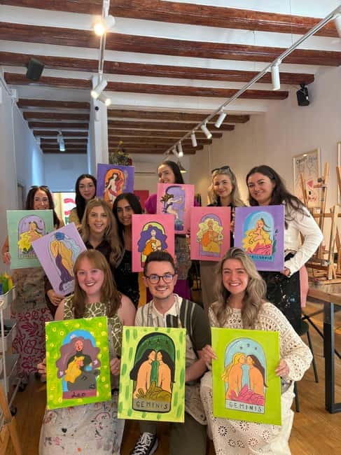Barcelona: Tarot Reading, Paint &Wine! - Practical Details: Duration, Cancellation, and Accessibility