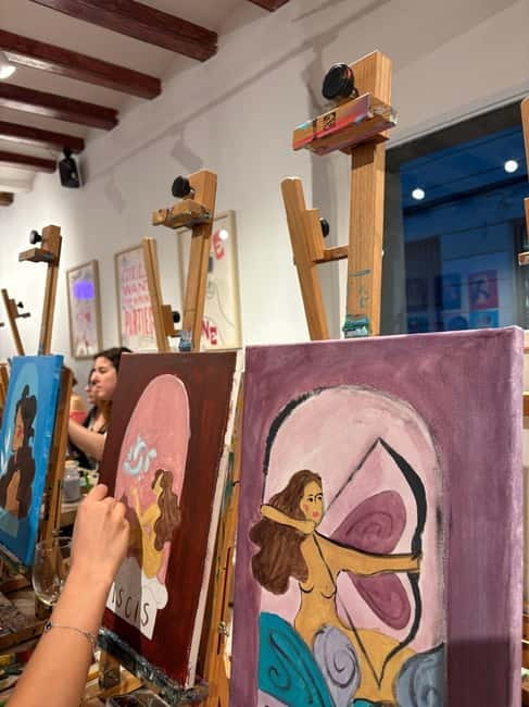Barcelona: Tarot Reading, Paint &Wine! - Who Will Love the Tarot & Paint & Wine Experience