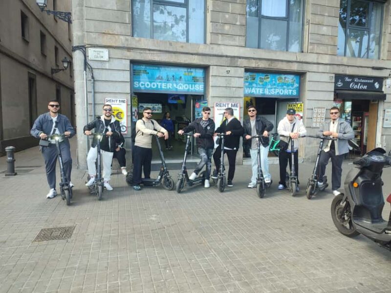 Barcelona: Tour history on scooters and e-bikes with discount cards - Strolling Along Passeig de Gràcia and Modernist Wonders