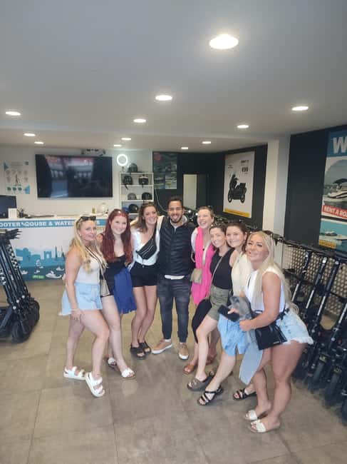 Barcelona: Tour history on scooters and e-bikes with discount cards - Limitations and Considerations