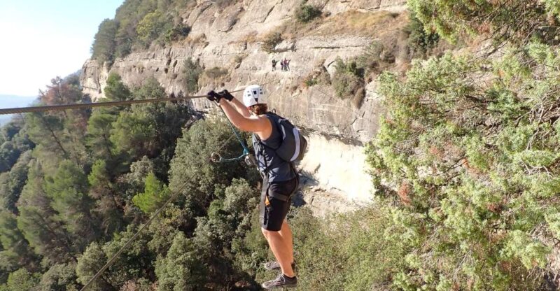Barcelona: Via Ferrata Baumes Corcades in Centelles - The Route: From Can Xona to the Longest Nepalese Bridge