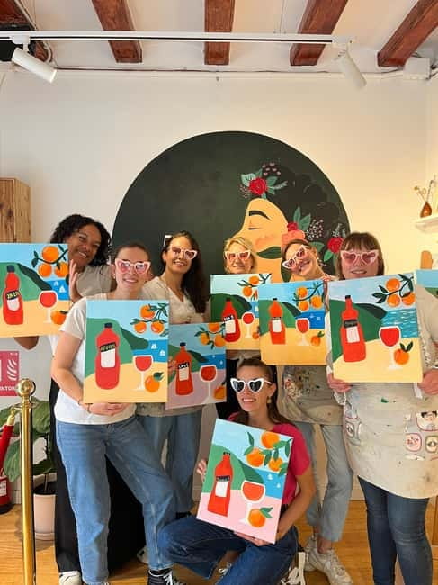 Barcelona: Wine and Art! Unlimited Wine and Local Artists - Who Will Love This Experience Most