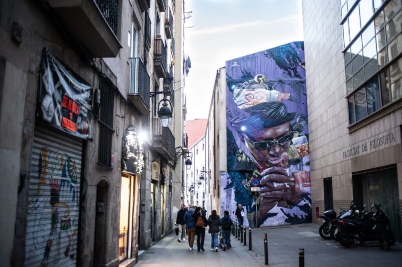 Barcelona's Dark History Walking Tour in El Raval - Murals, Street Art, and Political Messages