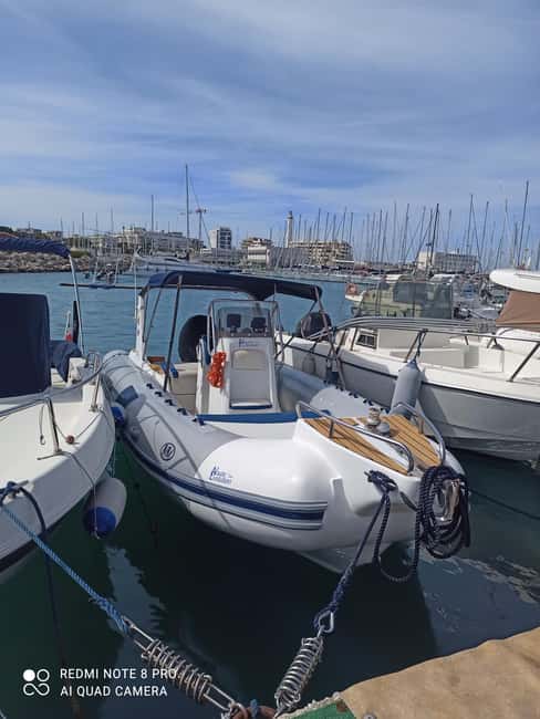 Bari at golden hour  Sunset Boat & Aperitif - The Route Along Bari’s Historic Seafront and Old Town