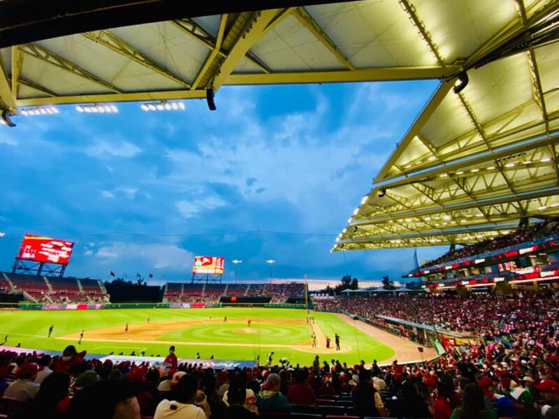 Baseball Game Day Experience in Mexico City - Diablos Rojos - Visiting the Estadio Alfredo Harp Helú