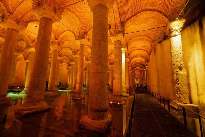 Basilica Cistern Guided Tour & Blue Mosque Audio Guide - The Medusa Heads: Myth and Mystery in Stone