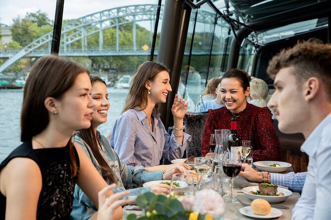 Bateaux Parisiens Seine River Gourmet Lunch & Sightseeing Cruise - Passing Under Iconic Bridges