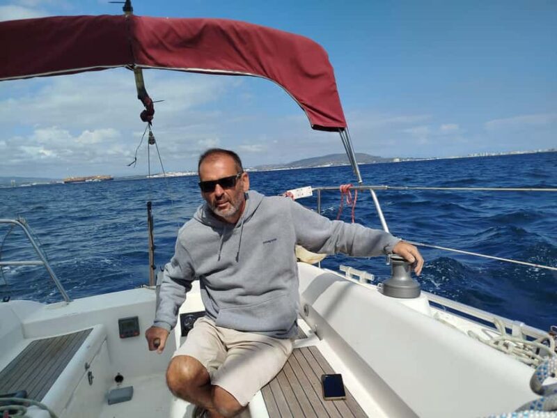 Bay of Gibraltar sail tour with huge ships, dolphin spotting, tapas & drinks - Experience the Bay of Gibraltar on a Sailing Tour with Dolphins, Ships, and Tasty Tapas