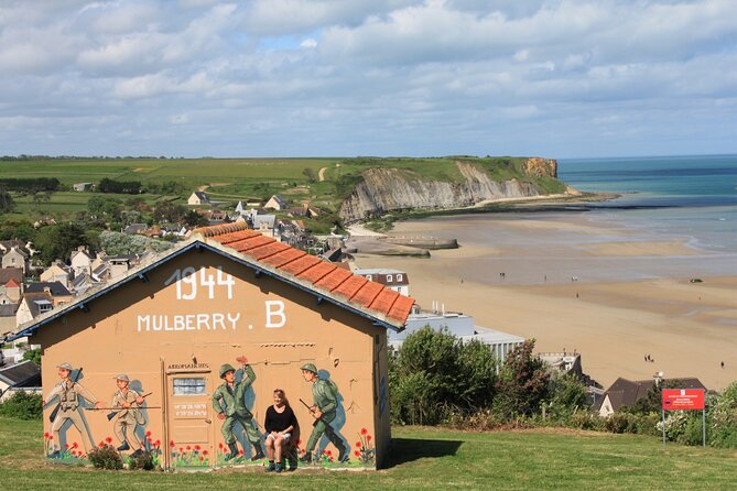 Bayeux Full Day Sidecar Tour: Omaha, Arromanches & Pointe du Hoc - Exploring Arromanches and Mulberry Harbour