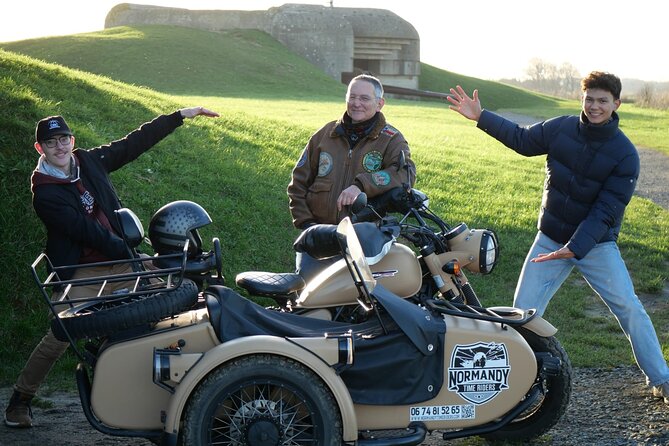 Bayeux Full Day Sidecar Tour: Omaha, Arromanches & Pointe du Hoc - Longues-sur-Mer: A German Coastal Battery