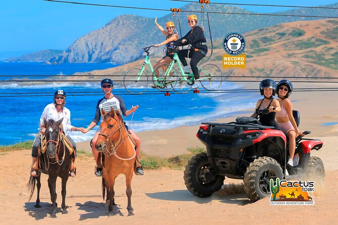 Beach ATV Adventure + Free Horseback Ride + Sky Bike Experience - Experience the Best of Cabo San Lucas with an All-in-One Adventure Tour
