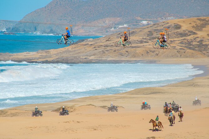 Beach ATV Adventure + Free Horseback Ride + Sky Bike Experience - The Tours Logistics and Group Size