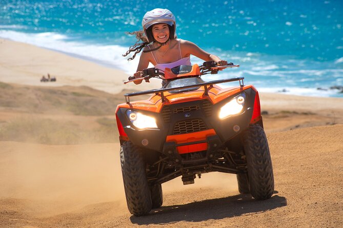 Beach ATV, Free Camel Ride & Sky Bike Combo - Starting Point at Cactus Tours with a Desert and Reptile Introduction