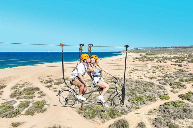 Beach ATV plus Sky Bike Combo - Included Perks: Transportation, Water, and Tequila Tasting