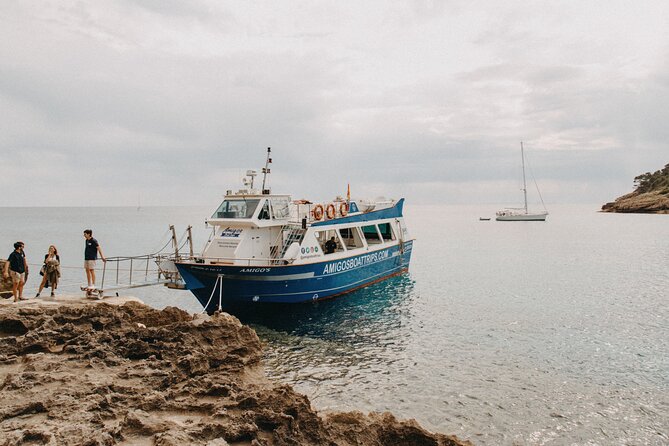 Beach Experience at Trebalúger - Views and Landmarks Visible from the Boat