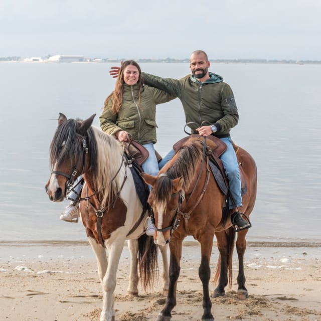 Beach Horseback Riding in GROUP + Photo Report - PDT - Discover the Charm of Beach Horseback Riding Near Lisbon