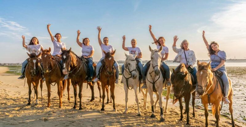Beach Horseback Riding in GROUP + Photo Report - PDT - Photos and Memories of the Beach Ride